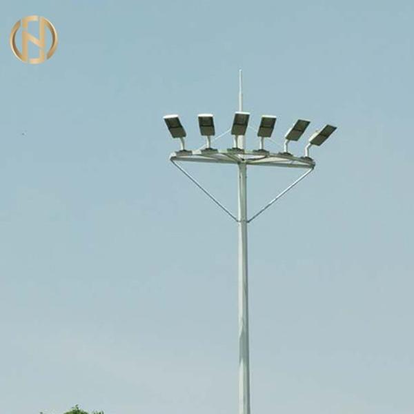  China Polygonal Q460 Street Light High Mast Light Pole Overlap Connection supplier