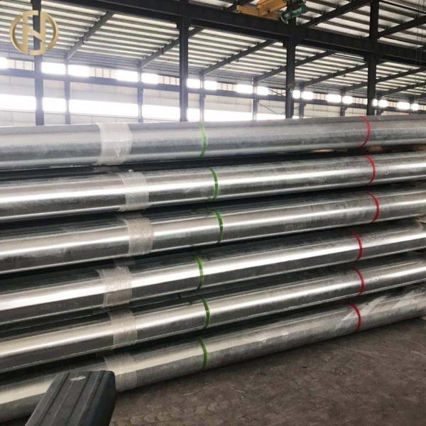 China Thickness 4mm Electrical Power Pole , 10.5m Height Metal Power Pole supplier