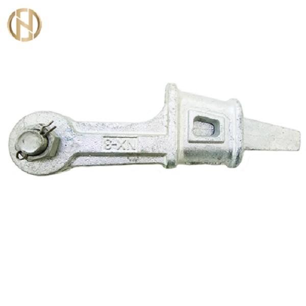 Wedge Type Guy Wire Clamp For Galvanized Iron Wire Strands Installation