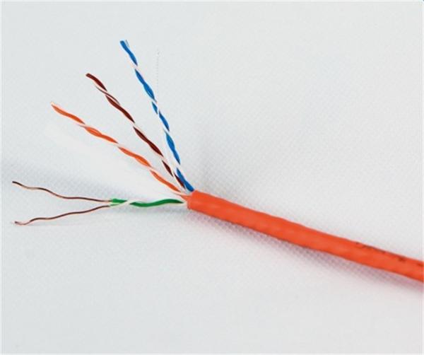 24AWG 0.50mm Fire Resistant Armored Cat 5e Network Cables