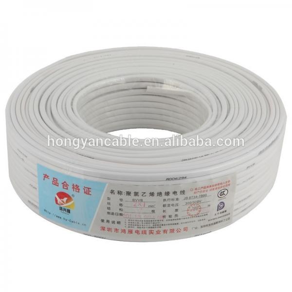  China 5×0.75mm2 9.4mm OD Stranded PVC Insulated Electrical Wires supplier