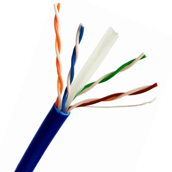  China Bare Copper Wire 23AWG 0.57mm Tough UTP Cat 6 Network Cables supplier