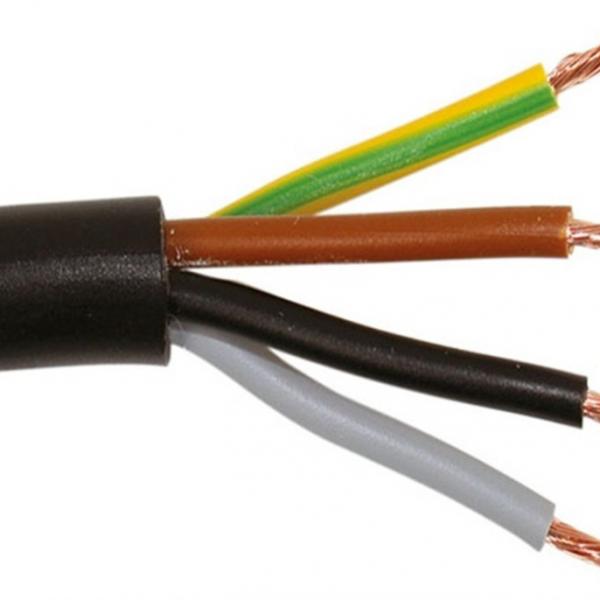 H05VV-K PVC Insulated 10mm2 Coppe 5 Core Electrical Cable