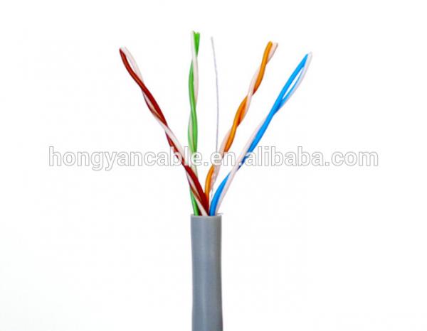 HDPE Insulated 0.57mm CCS 8 Conductros Stp Cat 6 Rj45 Cable