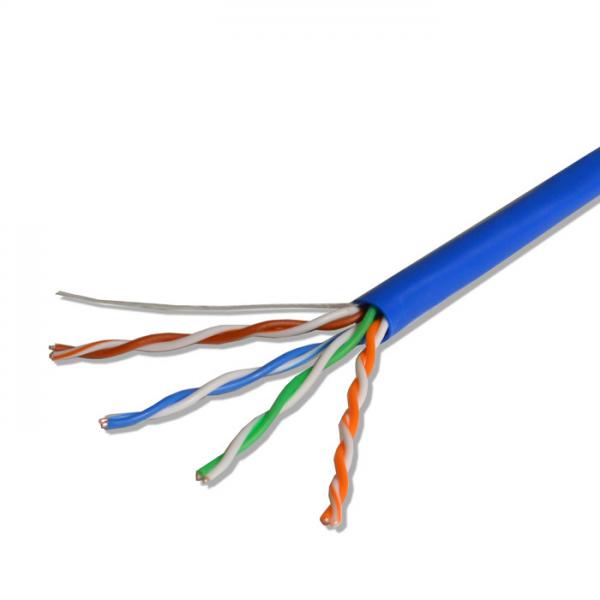  China ISO9001 HDPE Insulation LSZH 24awg UTP Cat 5e Network Cables supplier