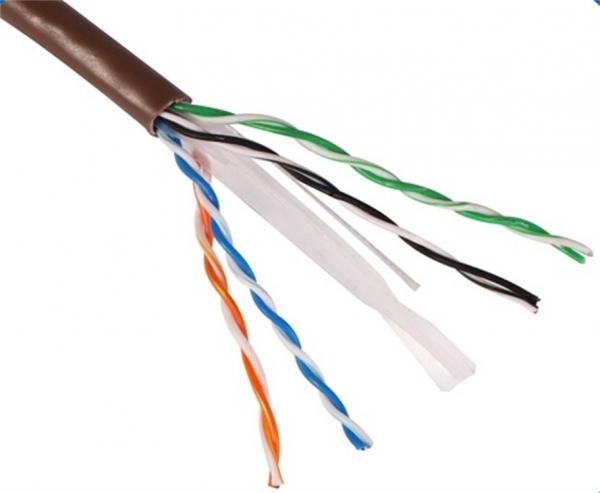 ISO9001 Unshielded 305M Per Roll UTP Cat 6 Network Cables