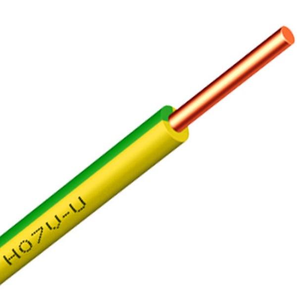 Non Sheath 6mm2 750V Solid Core PVC Wires ISO9001 H07V-U NYA
