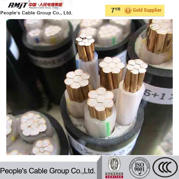  China 21/35kV medium voltage XLPE Insulated PVC jacket with armouring copper conductor power cable supplier