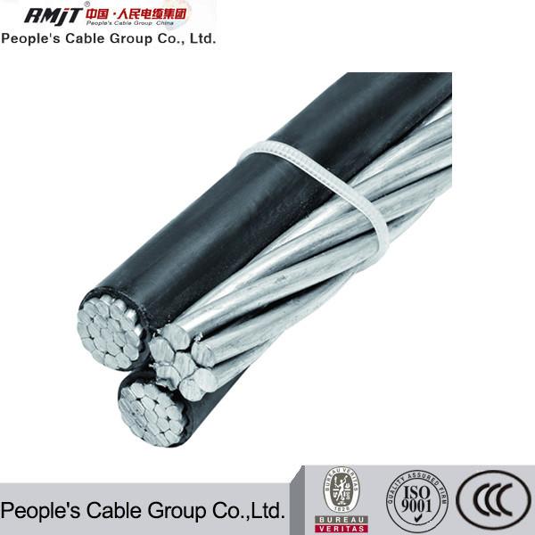  China Aluminum Conductor 4 Core Power Cable 35mm ABC Aerial Bundle Cable supplier
