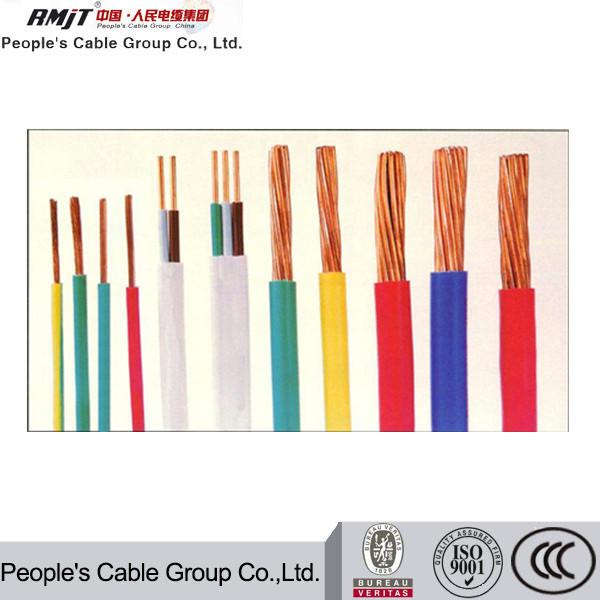  China BV pvc cable 4mm2 electrical house wiring single solid cable copper conductor PVC insulated supplier