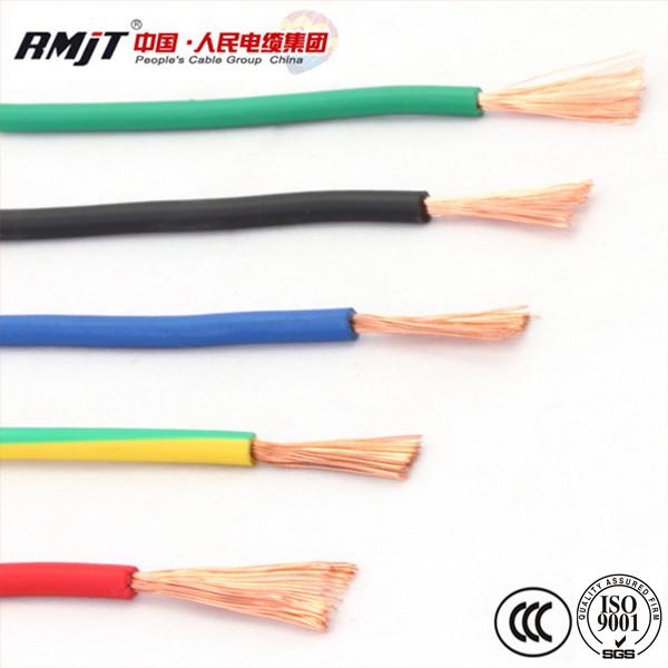  China Fire resistant copper core pvc insualted flexible electric wire and cable supplier