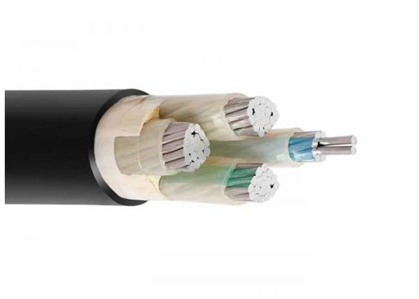 0.6 / 1kV Aluminum Conductor Four Core XLPE Insulated Cable Low Voltage