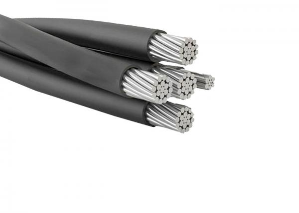 0.6KV / 1KV Abc Electrical Aerial Bundled Cables , Quadruplex Service Drop Cable