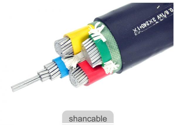 0.6V / 1KV PVC Insulated Power Cable , PVC Insulated Flexible Cable Long Lifetime