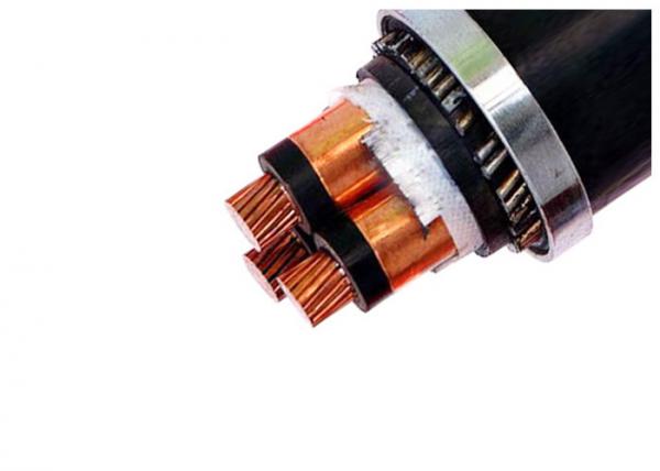 18 / 30kv Three Core Xlpe Insulated Power Cable Zr-pvc Medium Voltage