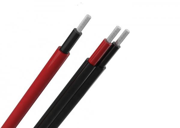  China 1 core or 2cores Tinned Copper Core PV wire XLPO Jacket Black/ Red For Solar Power System supplier