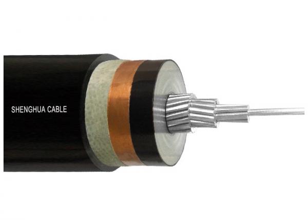  China 26KV 35KV Single Core XLPE Cable Ink Printing / Embossing Cable Mark supplier
