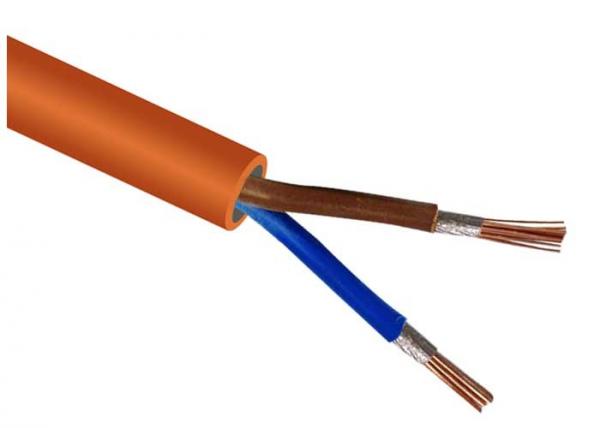 2 Core Fire Resisitant Low Smoke Zero Halogen Cable IEC 60228 / IEC 60332