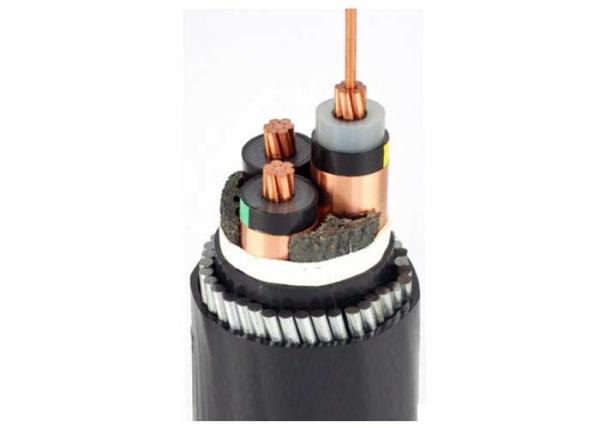 3 Cores Steel Wire Armoured Electrical Cable With Copper Conductor
