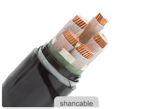 3 Phase Armored Electrical Cable , Armoured Power Cable Pvc Sheath