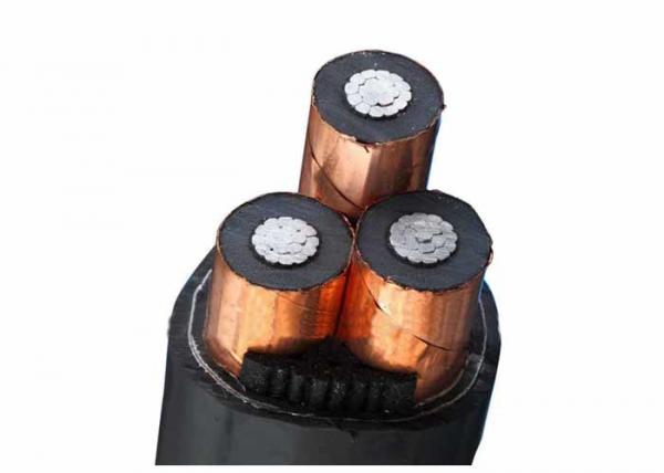3 Phase Flame Retardant Low Smoke Cables Aluminum Conductor XLPE Insulated Zero Halogen MV Cable