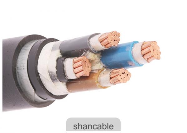 4 Core Armoured Power Cable / Industrial Armoured Cable Wiring XLPE