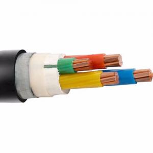  China 600V PVC Jacket Black Electrical Cable Wire For Industrial Use supplier