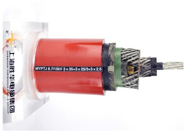 8.7 / 15 KV Rubber Flexible Cable MYPTJ Eco Friendly For Heavy Equipment