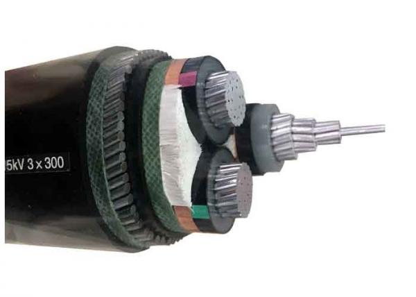 8.7/15kV 3x300SQMM Steel Wire Armoured Aluminum Cable YJLV32 AL/XLPE/SWA/PVC Power Armour Cables