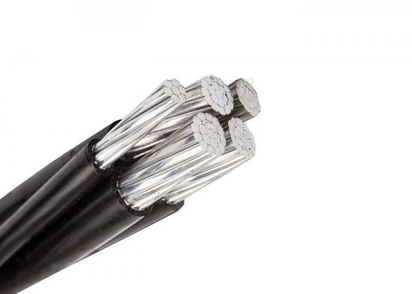 Aerial Bundled Xlpe Insulation Cable , Aerial Power Cable 4 Cores