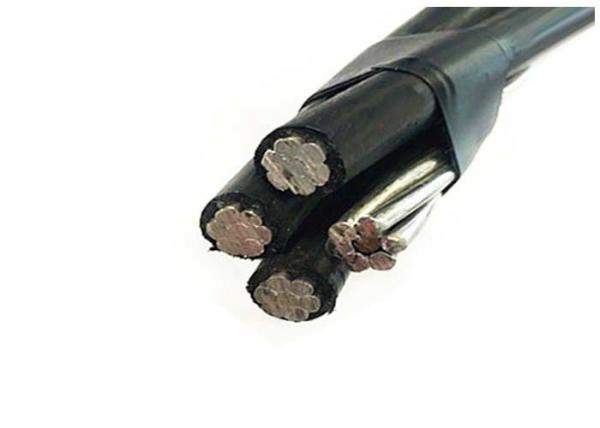 Al Conductor LDPE / HDPE / XLPE Insulated Cable 1kv Low Voltage Service Drop Cable