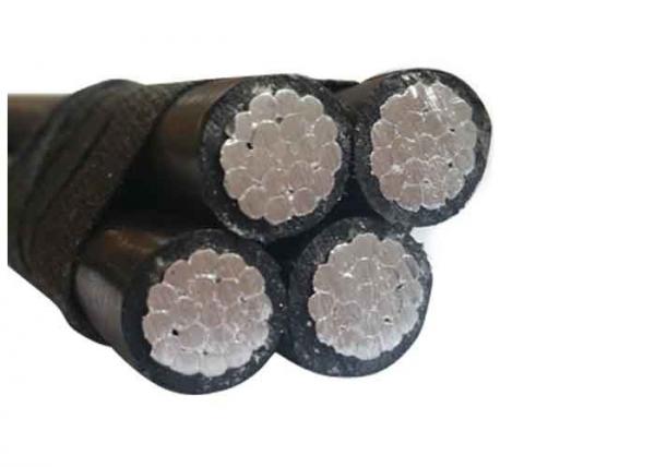 Aluminium 3 Core Conductor Aerial Bundled Cable No Sheath IEC 60502