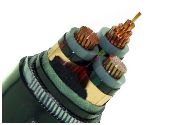  China Armoured Electrical Cable HT 3 Phase Distribution Copper Underground Power Cable supplier