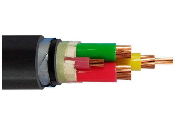 Black Copper Conducor Armoured Electrical Cable With Steel Tape Armoued