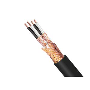 Braided Shielded Instrument Cable XLPE Insulation Stranded Copper Wire With CU Core