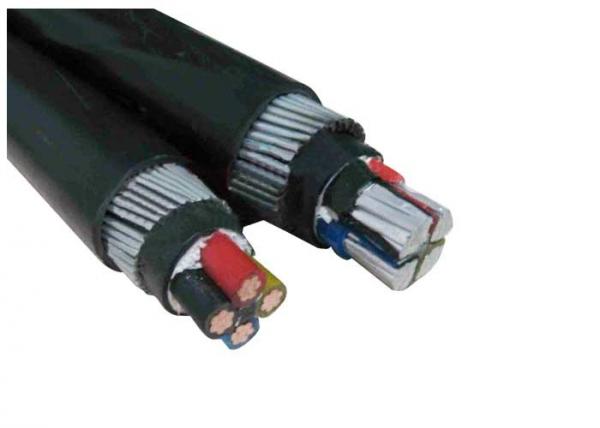 Copper / Aluminum Conductor SWA Armoured Electrical Cable XLPE PVC Insulation