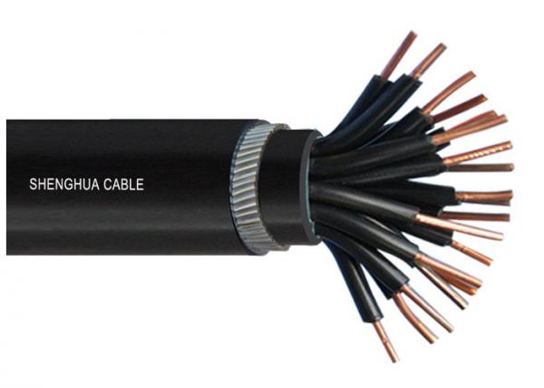 Copper Conductor PVC Insulated Multicore Control Cables , Steel Wire Armored Cable