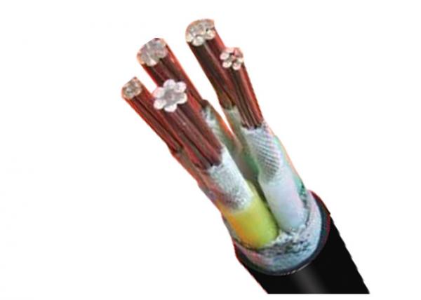 Copper Conductor XLPE Insulated Fire Resistant Cable , Low Voltage Cable For Buildings