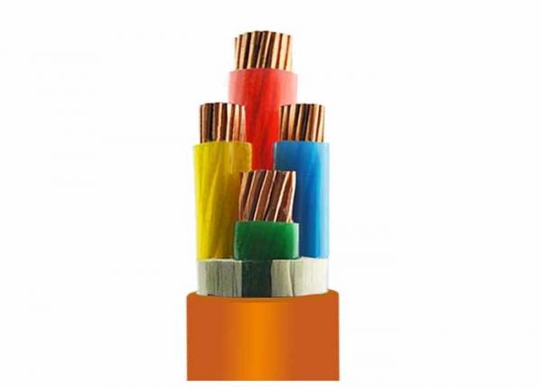 Flame Retardant 0.6 / 1KV LowSmoke Halogen Free Cable Orange Outer Sheath CE Qualified