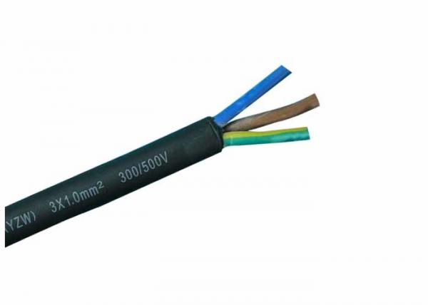 Flexible Copper Conductor rubber insulated cable YZW 300/500V 1.5mm – 400mm