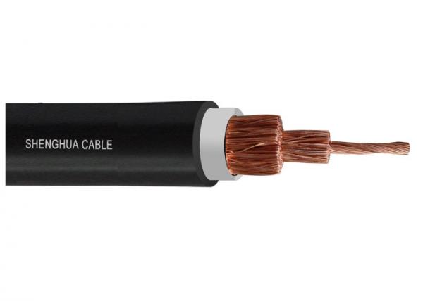 Flexible Copper Wire Rubber Sheathed Cable Black Welding Cable