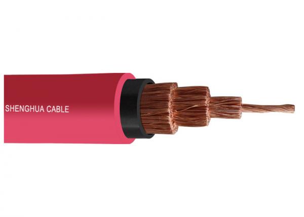 Flexible Rubber Cable 1.9 / 3.3 KV Low Halogen Low Smoke Rubber Sheath