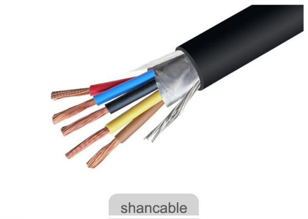Flexible Stranded Copper H05VV-F Electrical Cable Wire 300 / 500V Rated Voltage