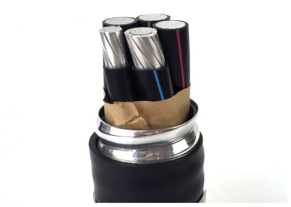 Four Core 0.6 / 1KV Ind Screen Underground PVC Armoured Electrical Cable With Steel Tape