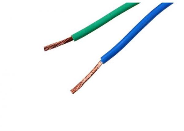 Green Blue Insulated Wire Cable For Switch Control , 450/750v 5 Conductor Class