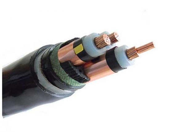 High Tension Three Cores Armored Electrical Cable Steel Tape Armoured Copper MV Cable
