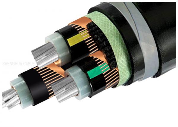High Voltage Armoured Electrical Cable Three-Core XLPE Insulation Copper Wire Shield STA Underground Al Cable