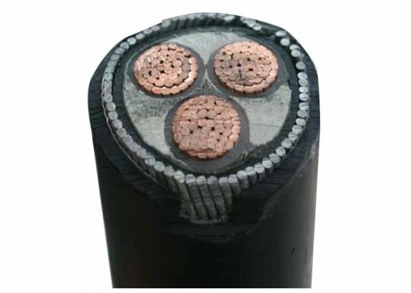 High Voltage Three Phase XLPE Insulated Steel Wire Armoured Electrical Cable CU/ XLPE/SWA/PVC Power Cable 33kV
