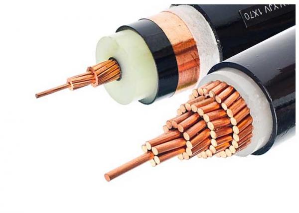  China HT XLPE insulation cable 1×95 SQMM Orange Jacket Flame Retardant 500m/Drum supplier
