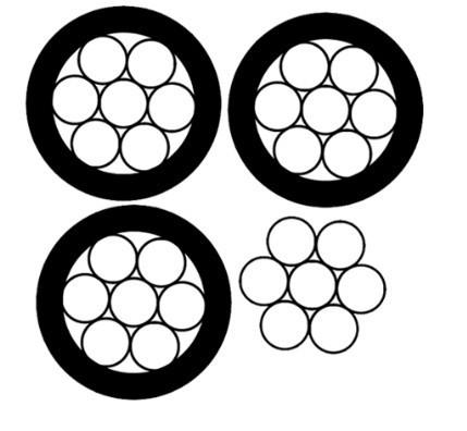 IEC60502 Aerial Bundled Cable XLPE insulated Quadruplex Service Drop Wire